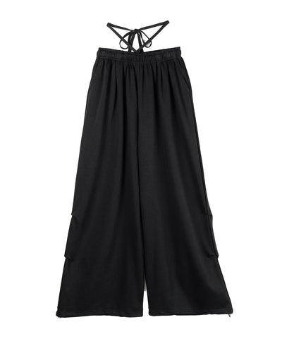 【先行販売】ウエストストリングタックワイドスウェットパンツ