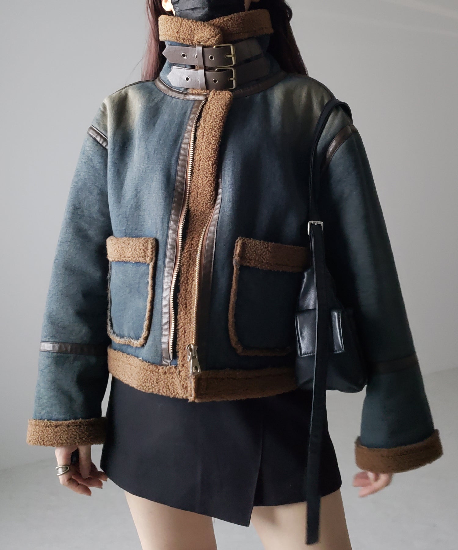 古着 ビンテージ 60s 70s レザー ジャケット きやす B3 モモンガ 