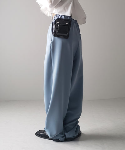 【 ４size／６color 】２WAYドロストタックギャザーバルーンワイドパンツ