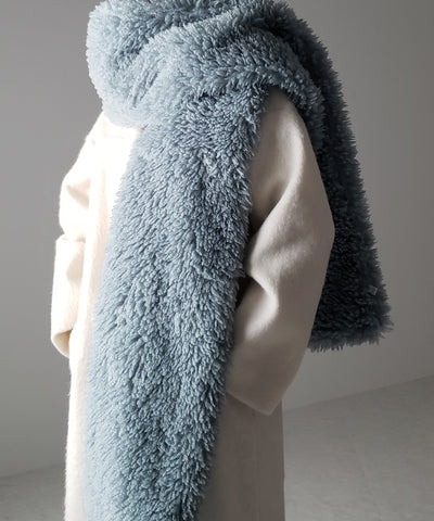 ボリュームフラッフィーシャギーボアマフラー ／ volume fluffy shaggy boa muffler