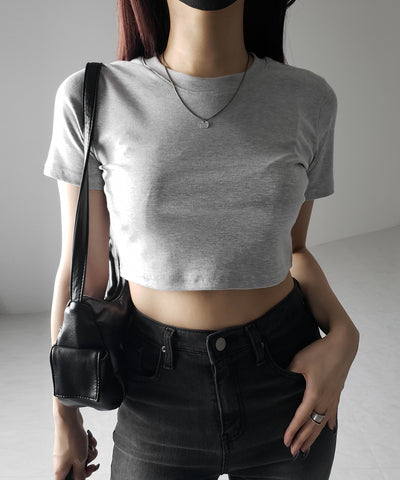 【 ３color 】BASIC ショートチビＴシャツ　／ BASIC SHORT CHIBI T-SHIRTS