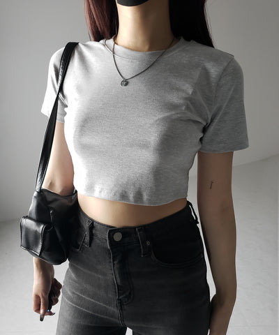 【 ３color 】BASIC ショートチビＴシャツ　／ BASIC SHORT CHIBI T-SHIRTS