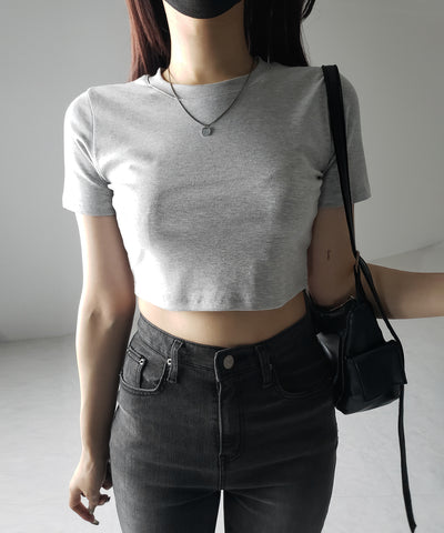 【 ３color 】BASIC ショートチビＴシャツ　／ BASIC SHORT CHIBI T-SHIRTS