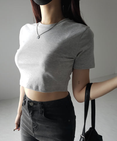 【 ３color 】BASIC ショートチビＴシャツ　／ BASIC SHORT CHIBI T-SHIRTS
