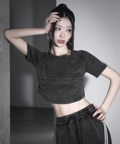 サイドラインヴィンテージショートリブＴシャツ ／ sideline vintage short lib T-shirt