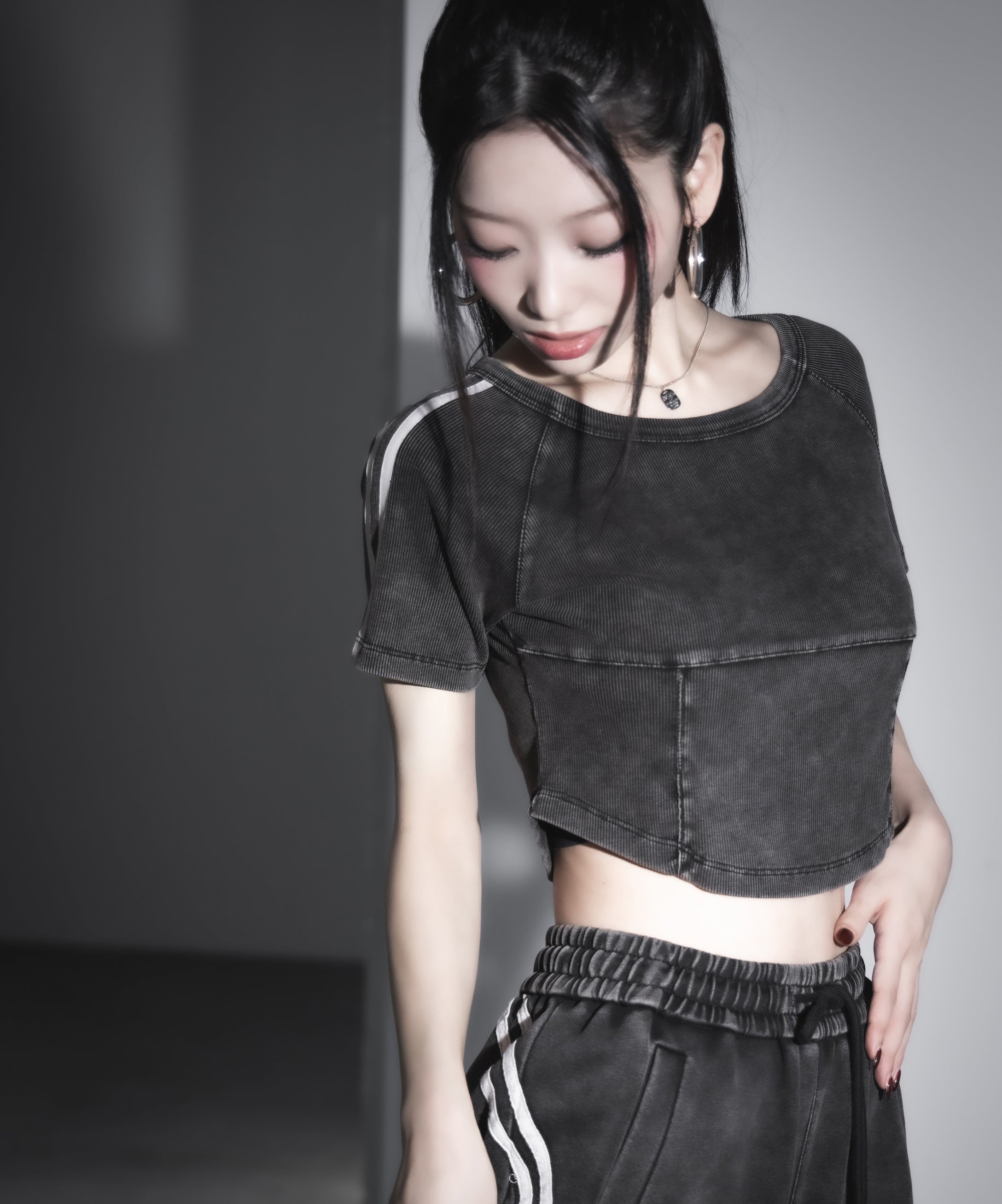 サイドラインヴィンテージショートリブＴシャツ ／ sideline vintage short lib T-shirt