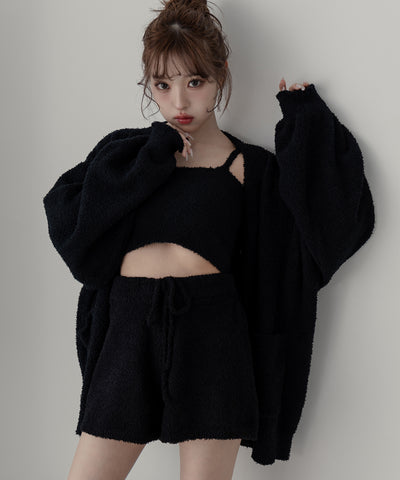 【 MINAMIさん着用 ／セットアップ可能 】マシュマロタッチビッグカーディガン ／ marshmallow touch big cardigan