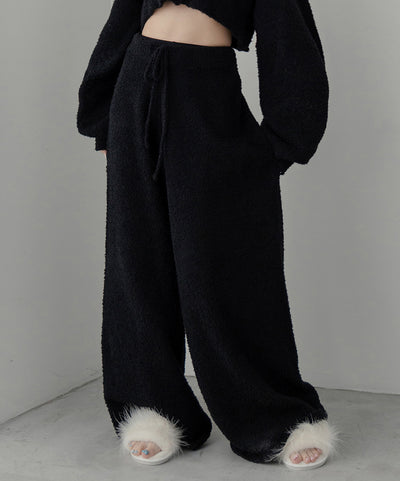 【 MINAMIさん着用 ／セットアップ可能 】マシュマロタッチワイドパンツ ／ marshmallow touch wide pants