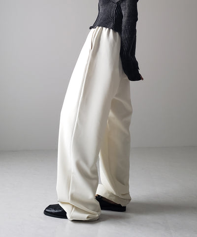 【 ４size／６color 】２WAYドロストタックギャザーバルーンワイドパンツ