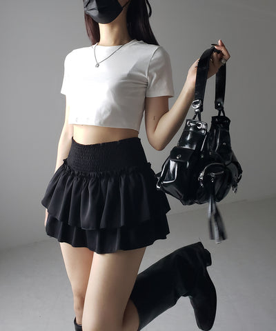 【 ３color 】BASIC ショートチビＴシャツ　／ BASIC SHORT CHIBI T-SHIRTS