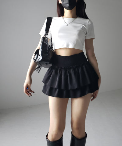【 ３color 】BASIC ショートチビＴシャツ　／ BASIC SHORT CHIBI T-SHIRTS