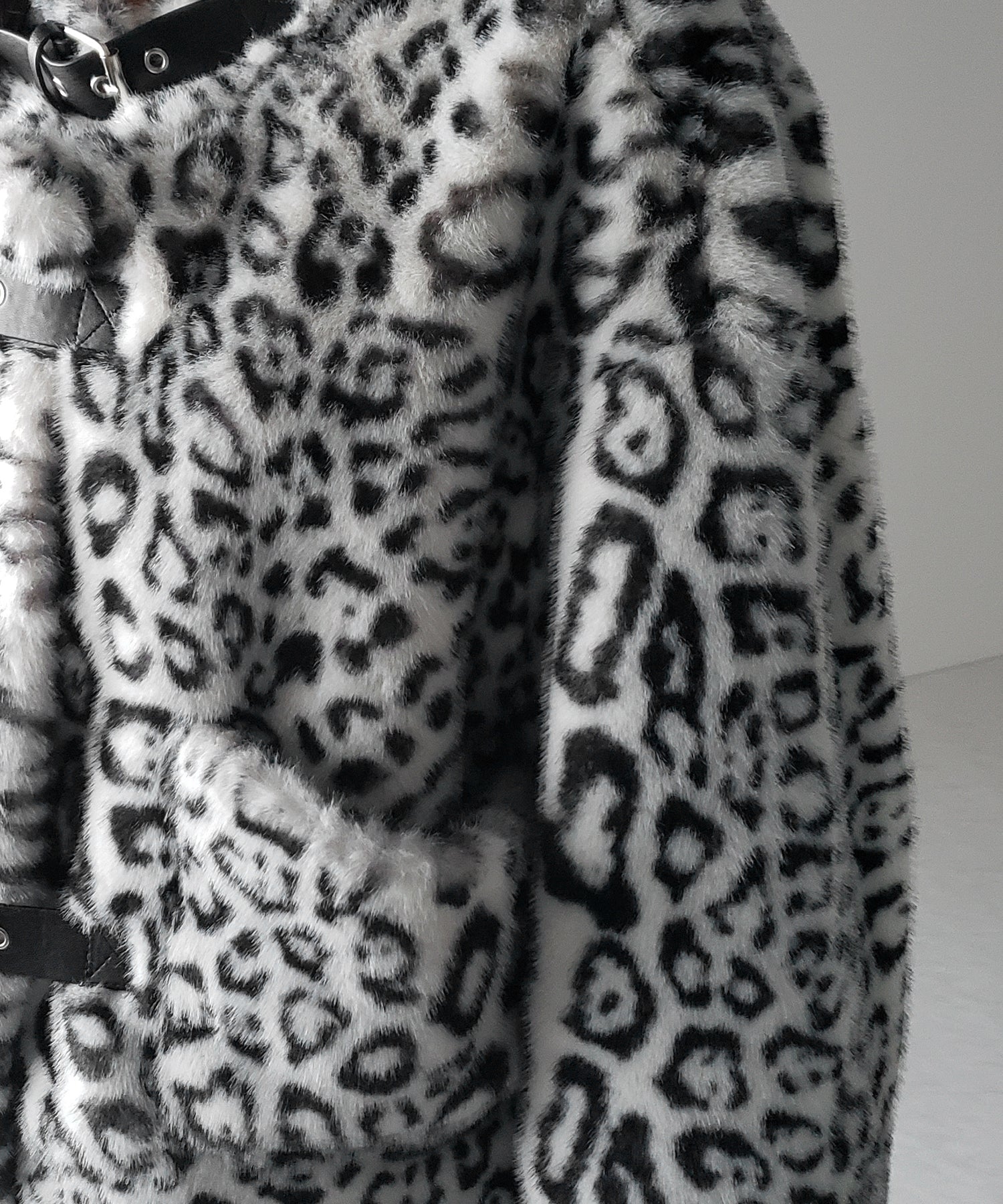 【 ２color 】B-3 レオパードボリュームファーコート ／ B-3 leopard volume fur coat