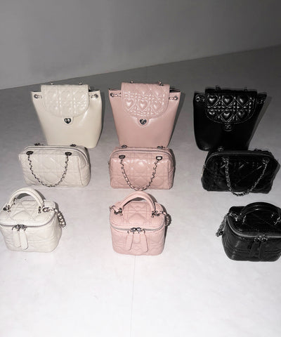 ハートキルティングチェーンミニリュック / heart quilted chain mini backpack