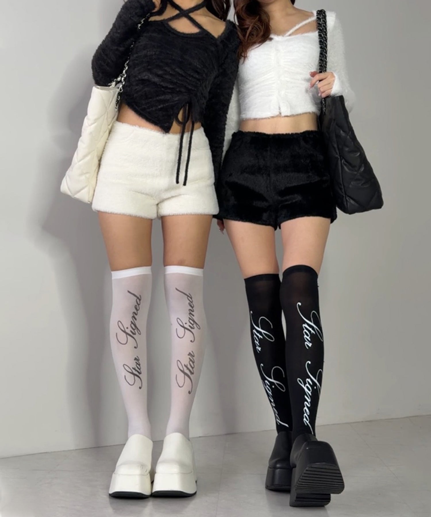 【 A4収納可 】キルティングスクエアチェーンバッグ/ quilted square chain bag