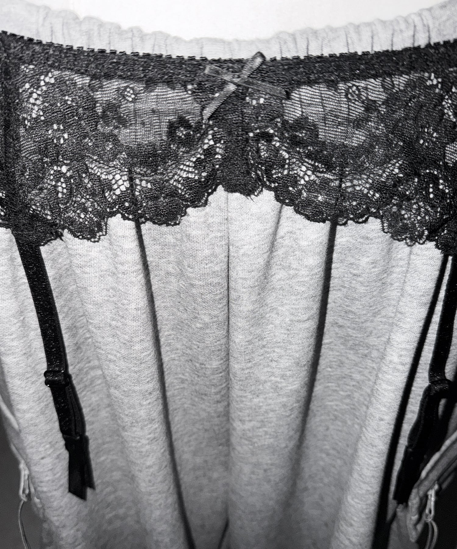 レースリボンストラップガーターベルト ／lace ribbon strap garter belt