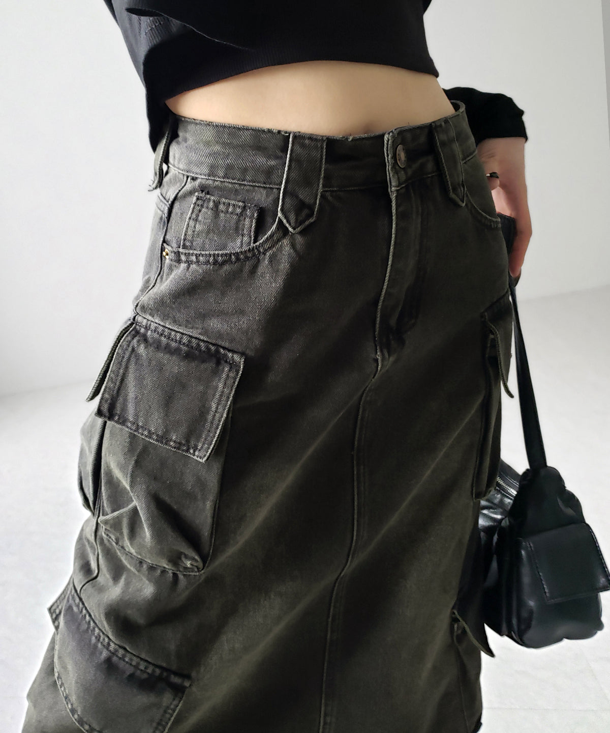 3size ／ 2color 】6ポケットヴィンテージロングカーゴデニム 