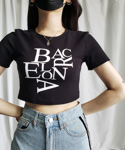 【 ４color 】BACロゴレタリングショートＴシャツ