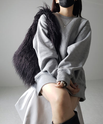 【 ５color 】シャギーファーワンハンドルショルダーバッグ ／ shaggy fur onehandle shoulder bag