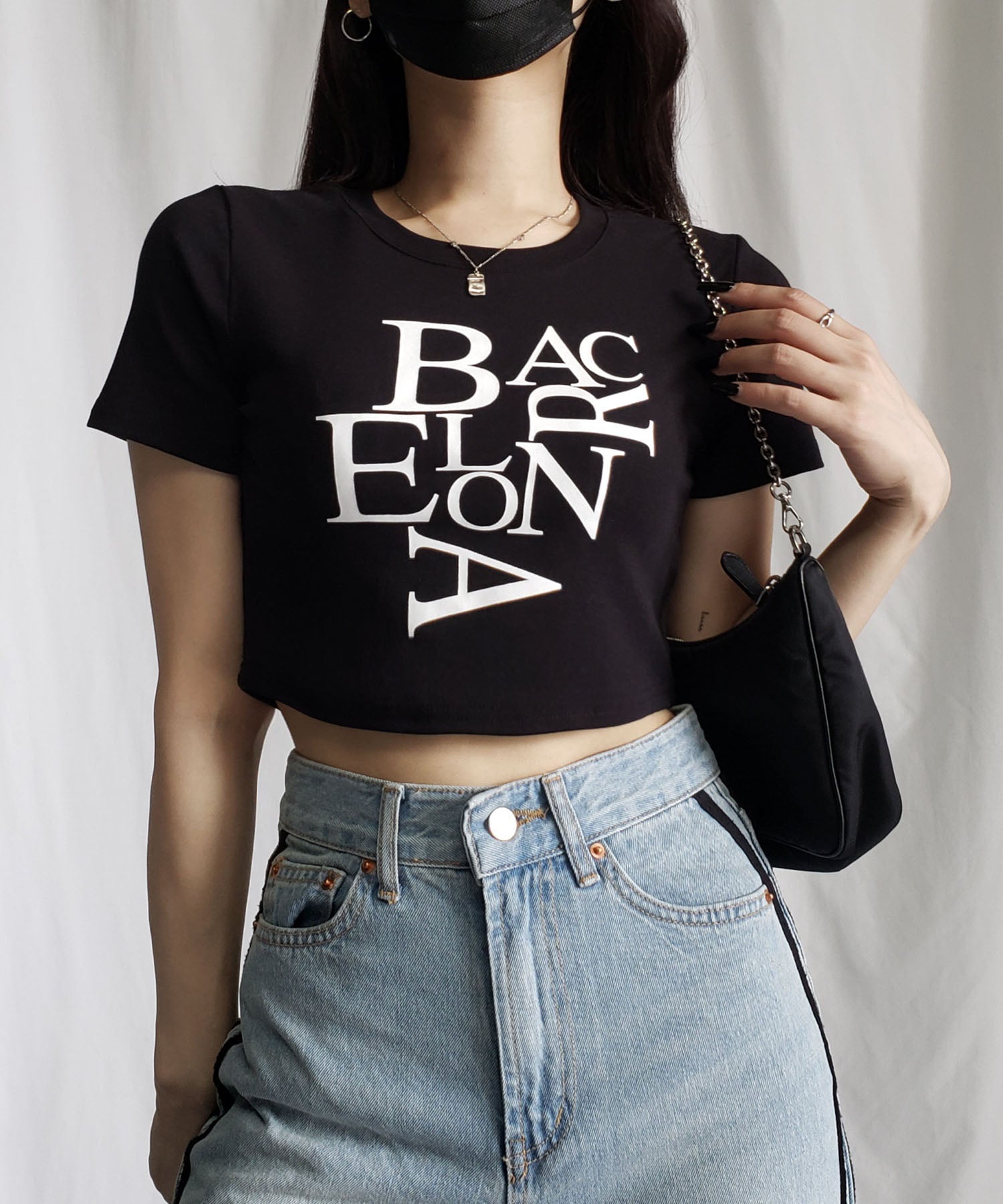 【 ４color 】BACロゴレタリングショートＴシャツ