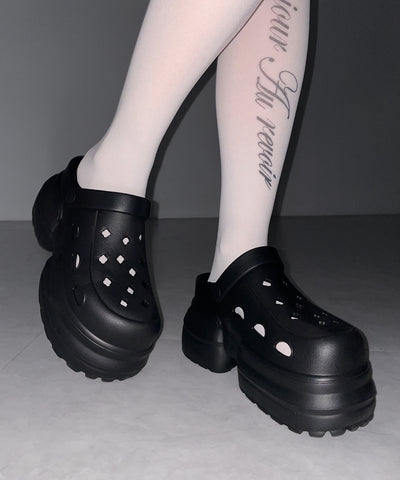 厚底クロッグサンダル ／ Platform clog sandals