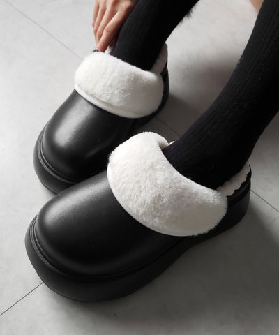 厚底EVAボアサボスリッポン ／ platform EVA boa sabo slipons