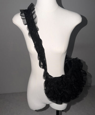チュールフリルショルダーボディバッグ／ tulle frill shoulder body bag