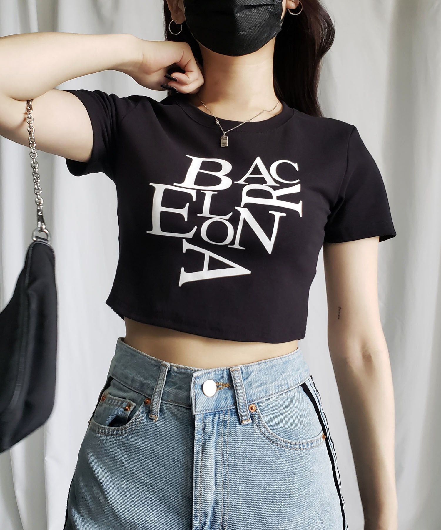 【 ４color 】BACロゴレタリングショートＴシャツ