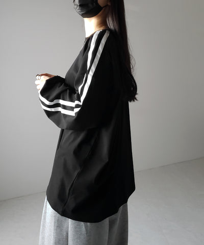 【 ２color 】サイドラインビッグＴシャツ ／ side line BIG Tee