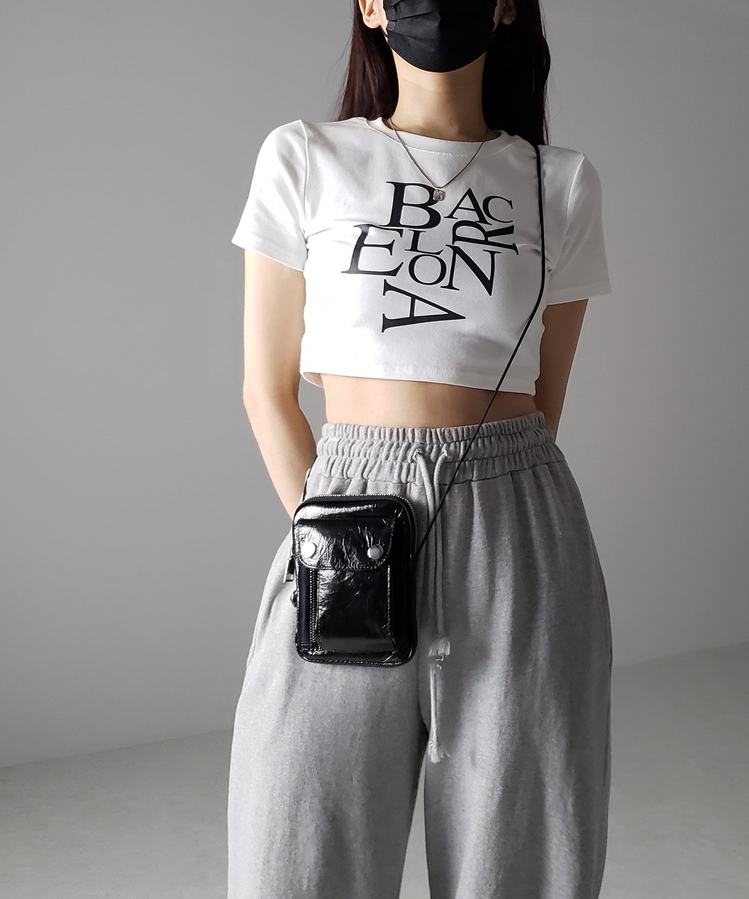 【 ２color 】メタリックドロストワンマイルミニショルダーバッグ
