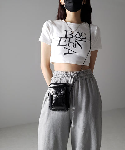 【 ２color 】メタリックドロストワンマイルミニショルダーバッグ