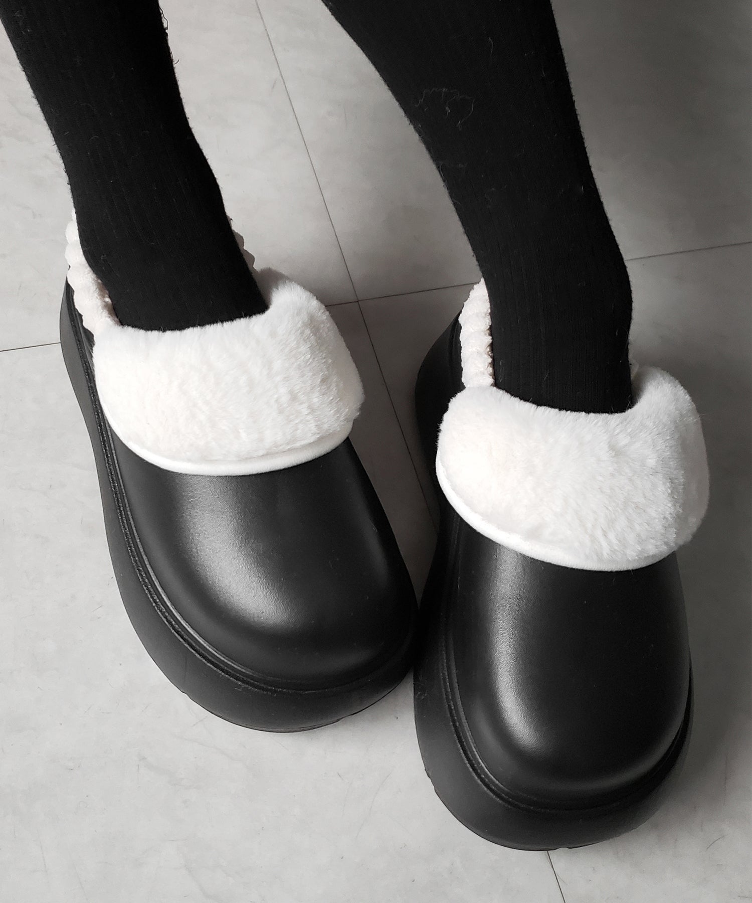 厚底EVAボアサボスリッポン ／ platform EVA boa sabo slipons