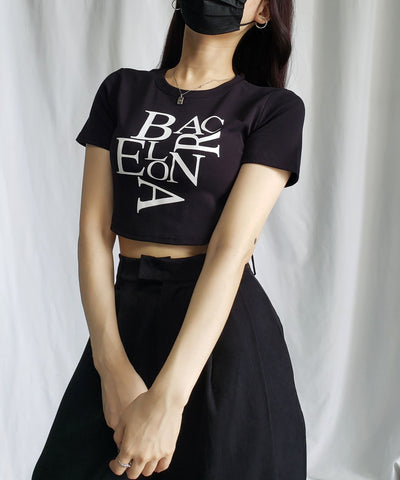 【 ４color 】BACロゴレタリングショートＴシャツ