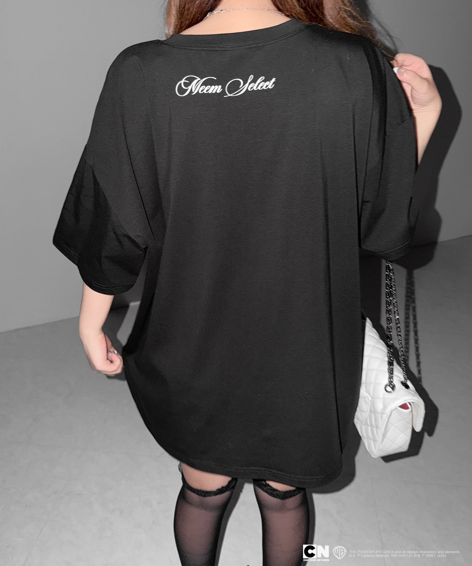 【THE POWERPUFF GIRLS】パワーパフガールズビッグプリントオーバーサイズＴシャツ / big print oversize Tee【 セットアップ着用可能 】