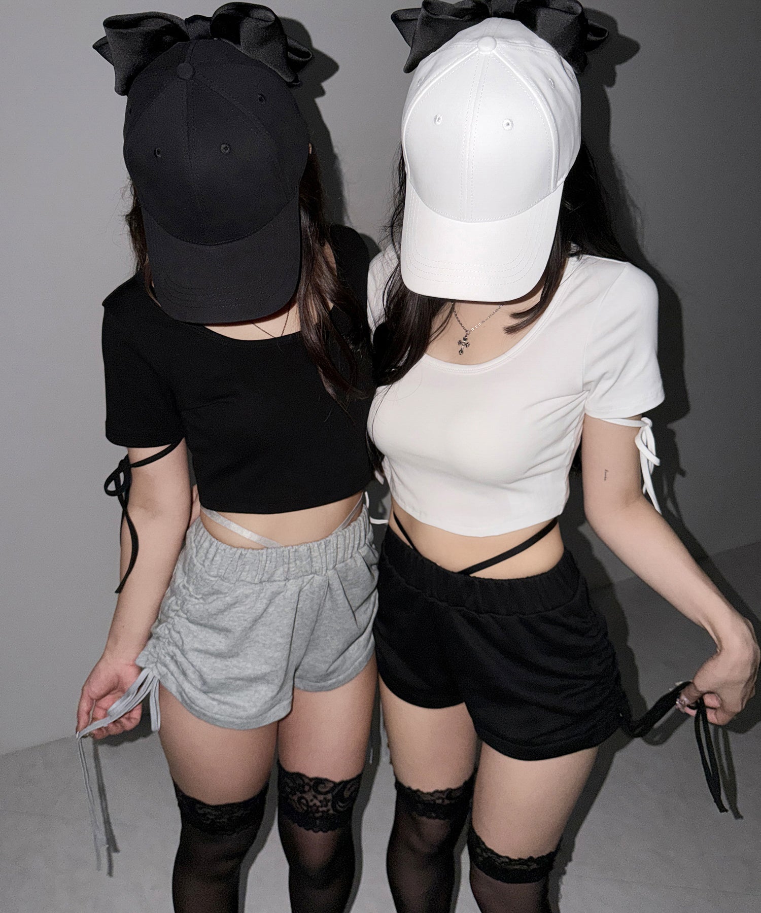 【先行販売】サイドシャーリングストリングショートパンツ