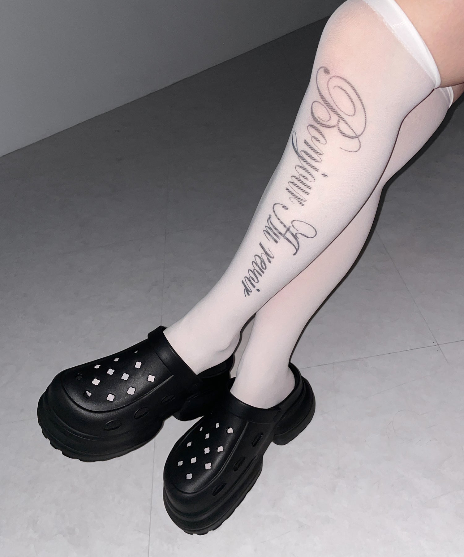 厚底クロッグサンダル ／ Platform clog sandals