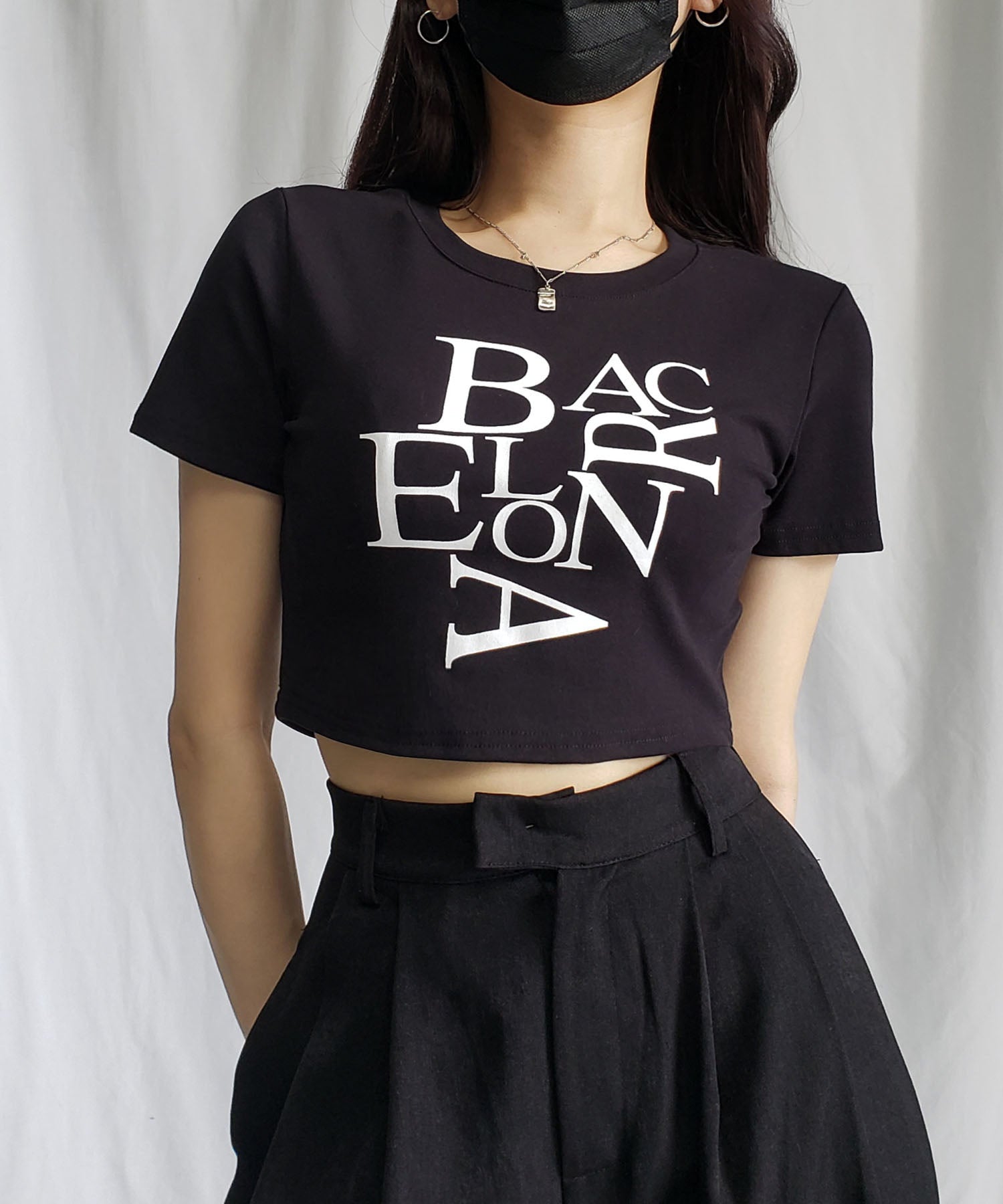 【 ４color 】BACロゴレタリングショートＴシャツ