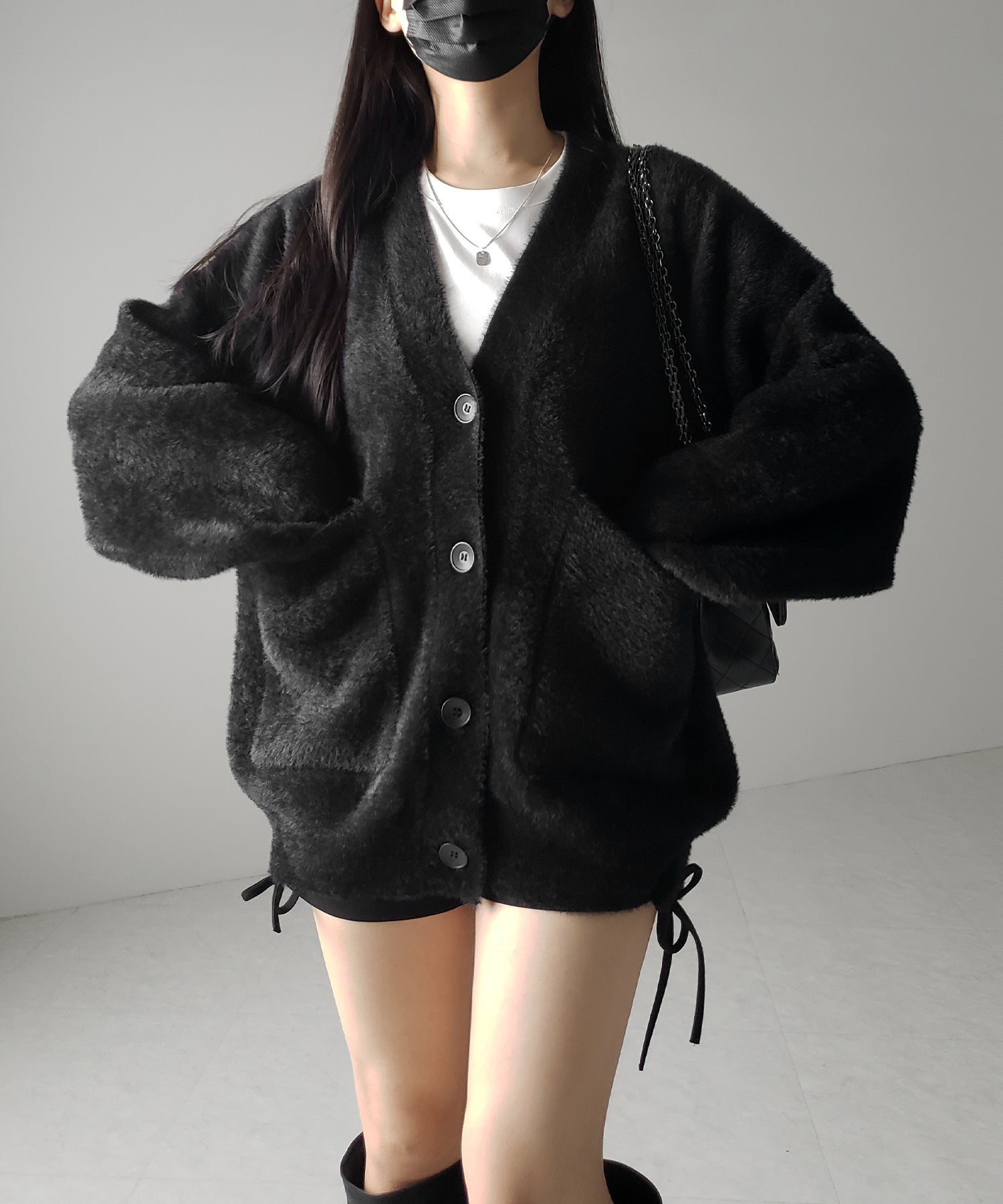 00's vintage カーディガン ニット グランジ y2k パンク - メルカリ