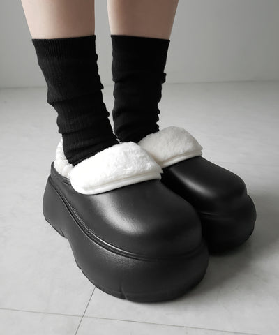 厚底EVAボアサボスリッポン ／ platform EVA boa sabo slipons