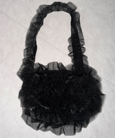 チュールフリルショルダーボディバッグ／ tulle frill shoulder body bag