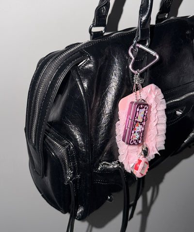 【 ショルダーストラップ付き２WAY 】アウトポケットヴィンテージダブルジップボストンショルダーバッグ ／out pocket vintage double zip boston shoulder bag