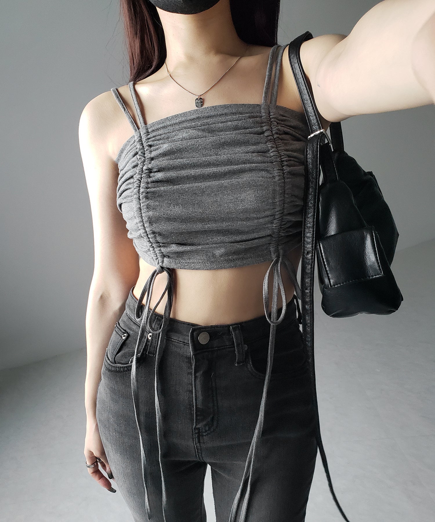 3color 】3WAYクロスストラップリボンシャーリングショート 3color 】3WAYクロスストラップリボンシャーリングショート
