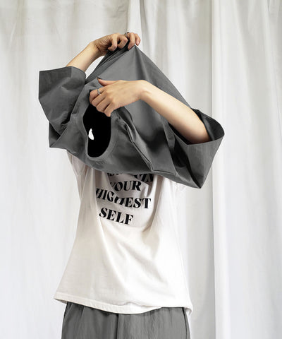 【 上下セットアップ／５色展開 】ワッシャーナイロンプルオーバー＆ショートパンツ SET