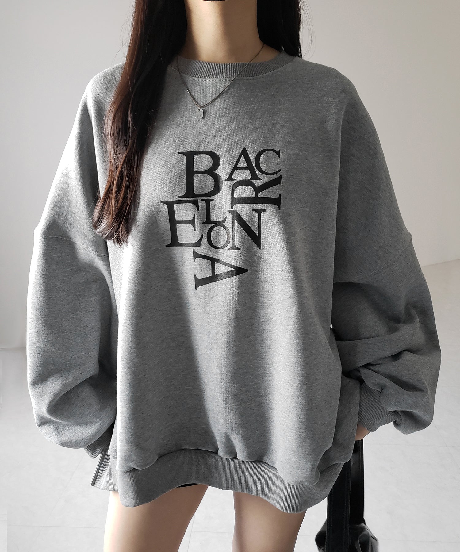 【 ２color 】BACロゴレタリングビッグスウェット ／ BAC logo lettering big sweatshirt