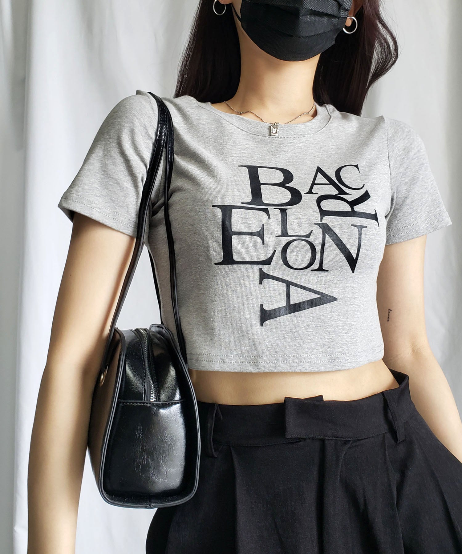 【 ４color 】BACロゴレタリングショートＴシャツ