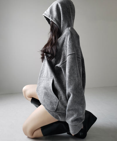 【 ２color 】ピグメントヴィンテージスウェットパーカー ／ pigment vintage sweat hoodie