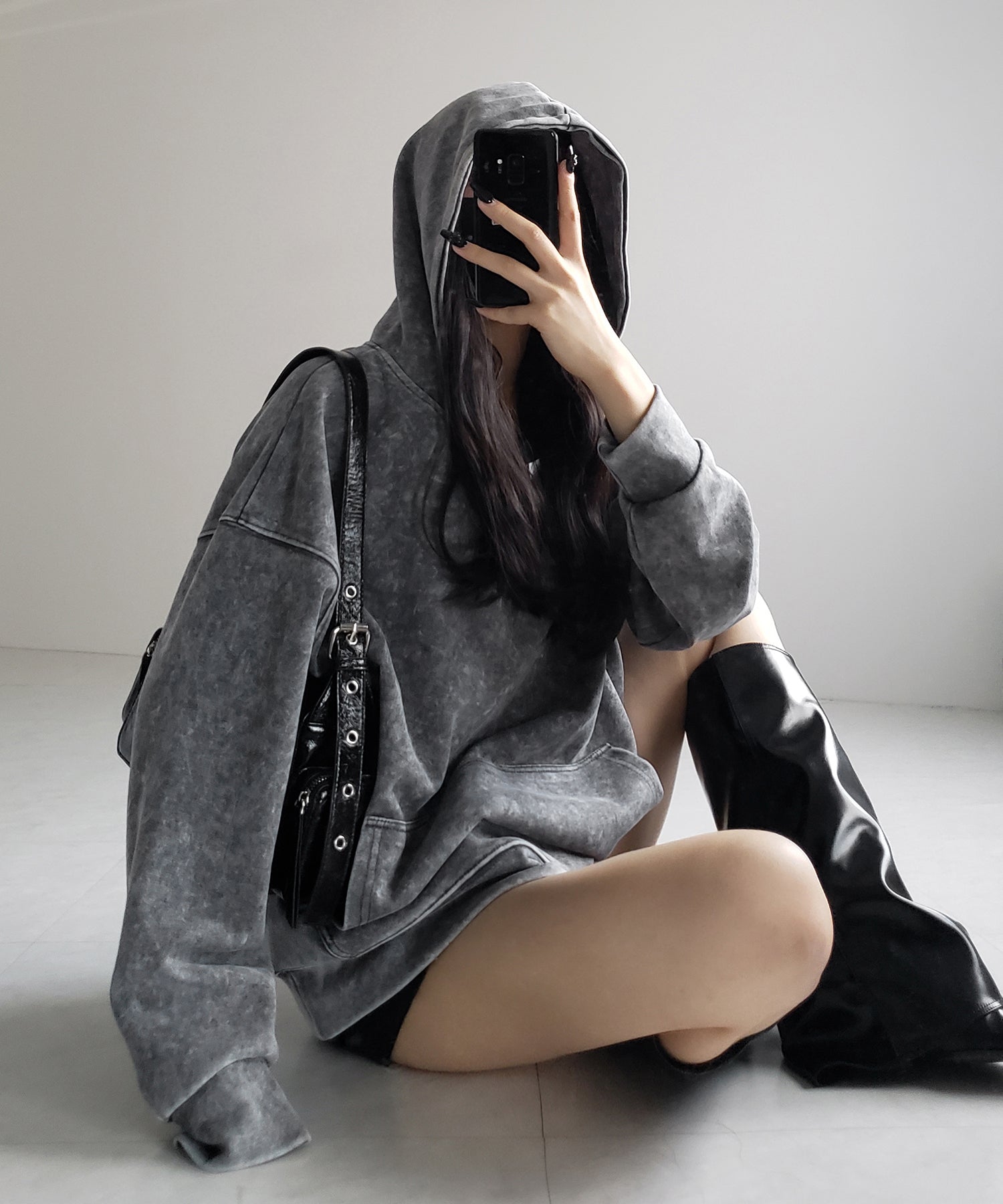 【 ２color 】ピグメントヴィンテージスウェットパーカー ／ pigment vintage sweat hoodie