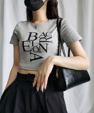 【 ４color 】BACロゴレタリングショートＴシャツ