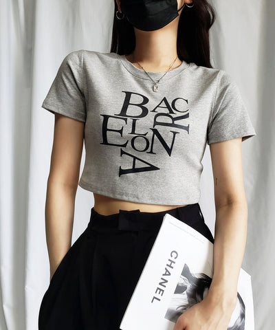 【 ４color 】BACロゴレタリングショートＴシャツ