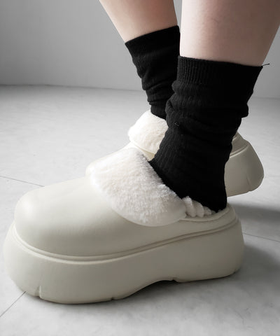 厚底EVAボアサボスリッポン ／ platform EVA boa sabo slipons