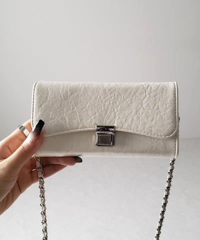 3color 】ロングウォレットチェーンショルダーバッグ ／ long wallet 